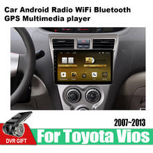 ZaiXi-Radio estéreo con GPS para coche, reproductor multimedia con Android, 2 din, wifi, vídeo, mapa, vídeo, para Toyota Vios 2007 ~ 2013 2024 - compra barato