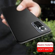 Slim Matte Phone Case For Xiaomi Redmi Note 10 9 Pro Max 9T 9S Soft Silicon TPU Case For Redmi Note 10S 10 4G Frosted Back Cover 2024 - buy cheap