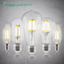 Kaguyahime E27 E14 Retro Edison Bulb LED Edison Lamp 220V 240V ST64 G95 Filament Light LED Edison Candle Bulb Ampoule Lampara 2022 - buy cheap