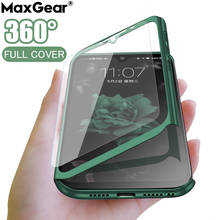 Capa de celular com película de vidro temperado para proteção completa do iphone, capinha 360 resistente e à prova de impacto, para os modelos 11 pro, max, xs, 6, 6s, 7, 8 plus, x, xr, 5 2024 - compre barato