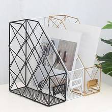 Metal Desktop Office Study Room Books Storage Rack Bookshelf Holder Organizer 2024 - buy cheap