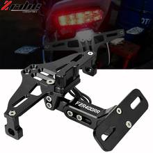 CNC Alumium Motorcycle License Number Plate Frame Holder Bracket With LED For YAMAHA FZR400RR FZR 400RR 1991 992 1993 1994 1995 2024 - buy cheap