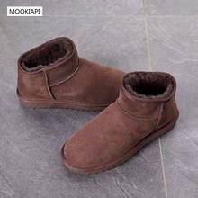 Australia's latest high-quality snow boots in 2019, short men's shoes, real sheepskin, natural wool, 4 colors, free delivery 2024 - buy cheap