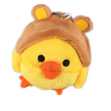 Pato amarillo pequeño de 7CM, muñeco de juguete de pato Pequeño animal relleno, llavero 2024 - compra barato