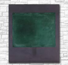 Mark Rothko (Green on Maroon) Style handpainted Frameless Unframed Oil Painting on Canvas Waterproof airbrush square design art 2024 - buy cheap