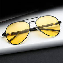VWKTUUN-gafas de sol polarizadas para hombre, lentes de sol con montura de Metal para Conductor, visión nocturna, para conducir, piloto, UV400 2024 - compra barato