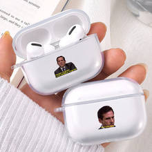 Michael Scott Quotes The Office Earphone Case For Apple Airpods Pro Transparent Protective Shell For Airpods Pro Cover 2024 - buy cheap