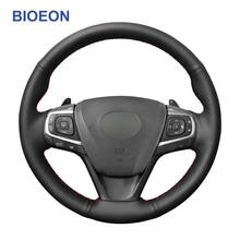 Black PU Artificial Leather Steering Wheel Covers for Toyota Avensis Camry Verso Avalon Previa (Estima) Harrier Noah 2016-2020 2024 - buy cheap