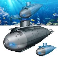 Mini barco submarino teledirigido, 6 CANALES, eléctrico inteligente, Dron, Control remoto, juguetes educativos, regalos, molde de exhibición 2024 - compra barato