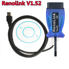 Programador profesional RENOLINK V1.52 ECU, la mejor herramienta de programación de llaves Renolink OBD2 para Renault, versión 1,52 2024 - compra barato