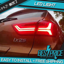 AKD tuning cars Tail lights For Hyundai ix25 Creta 2016 Taillights LED DRL Running lights Fog lights angel eyes Rear parking 2024 - buy cheap