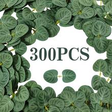 300 pçs artificial eucalipto folha para flor arranjo planta parede festa de casamento casa jardim hotal escritório barra decorativa 2024 - compre barato