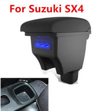 Apoio de braço central para suzuki sx4, peças de retromontagem especiais para o interior da caixa, descanso de braço do carro, 3usb 2024 - compre barato