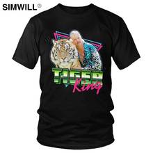 Trendy New Joe Exotic Tiger King T Shirt Men Short Sleeves Election For President America Animal Lovers Big Cat Casual Tshirt 2024 - buy cheap