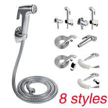 8 Styles Handheld Toilet Bidet Sprayer Shower Head Kit Bathroom Self Cleaning Pressurized Faucet Flushing Nozzle Hose Rainfall 2024 - buy cheap