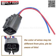 WOLFIGO 1PC / 10 PCS Alternator Plug Harness 2 Way Pigtail Connector For Nissan D21 Pickup 2.4L AL2363X,23100-0S300,LR160727 New 2024 - buy cheap