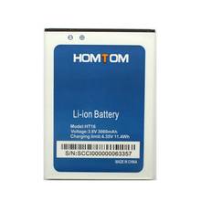 Bateria 3000mah para smartphone homtom ht16, bateria 100% original para smartphone 2024 - compre barato