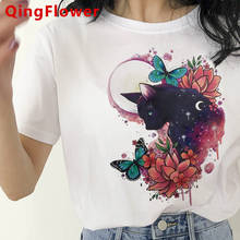 Ropa de gato Kawaii para mujer, camiseta japonesa ulzzang harajuku, camiseta kawaii 2024 - compra barato