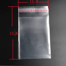 Sacos de plástico auto-adesivo para embalagem, 100 peças 11*12cm saco de opp transparente celofane/bopp 2024 - compre barato