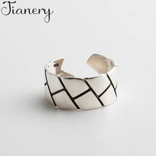 JIANERY Boho Retro Real Pure Silver Color Irregular Geometric Rings For Women Men Vintage Finger Jewelry Antique Rings 2024 - buy cheap