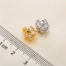 2 Color Crown Heart Fashion Pendant Mountings Findings Settings Jewelry Parts Fittings Jewellery Accessories for Pearls Beads 2024 - buy cheap