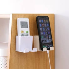 1PC Phone Wall Holder Smartphone Hanging Wall Mounted Storage Rack Cellphone Tablet Charging Holder Remote Control Dropshipping 2024 - buy cheap