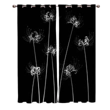 Flower Lycoris Radiata Window Curtains Home Decor Kitchen Items Curtain Panel Curtains for Living Room 2024 - buy cheap
