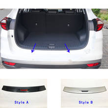 Parachoques trasero externo para coche, Detector de cubierta de Marco embellecedor de maletero, Pedal de placa de acero inoxidable, 1 pieza para Hyundai Tucson 2019 2020 2024 - compra barato