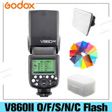 Godox V860II-S V860II-C 860II-N V860II-F V860II-O GN60 TTL HSS Li-ion Battery Speedlite Flash for Sony Nikon Canon Olympus Fuji 2024 - buy cheap