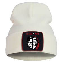 La Casa De Papel Beanie sombreros Harajuku moda cálido sombrero gorra actividades al aire libre De punto gorras De Hip Hop De Color sólido solideos 2024 - compra barato