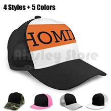 Homees-gorra de béisbol con estampado informal para hombre y mujer, gorra de béisbol con malla ajustable, textura de Homies, patrón de moda de París, marca de Londres clásica de EE. UU. 2024 - compra barato