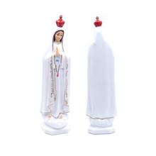 17cm Virgin Mary Icon Sculpture Catholic Relic Rose Fatima Statues Home Decor Church Family resin Religious Figurine 2024 - buy cheap