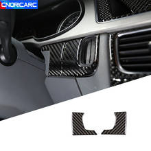 Cubierta del Panel lateral del coche, embellecedor de marco decorativo para Audi A4 B8 A5 2009-2016, pegatinas de estilo de fibra de carbono, accesorios para automóviles 2024 - compra barato