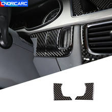 Porta-chaves do carro painel lateral capa decorativa quadro guarnição para audi a4 b8 a5 2009-2016 estilo de fibra de carbono adesivos acessórios automóveis 2024 - compre barato