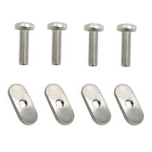 4SETS Kayak Track Nut Screw Kayak Rail Mounting Replacement Hardware 2024 - buy cheap