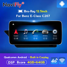 Android 10 8Core 4G RAM 64G ROM Car GPS Multimedia player For Mercedes Benz Coupe C207 A207 W207 2009-2016 WIFI 4G BT USB 2024 - buy cheap