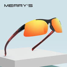 Мужские солнцезащитные очки MERRYS с поляризационными стеклами для бега с защитой UV400 S9026 2024 - купить недорого