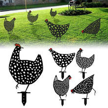 Hen Yard Decor Easter Decoration Organizer Gardening Ornaments Chicken Yard Art Outdoor Garden Backyard Lawn Stakes Gift 2024 - buy cheap