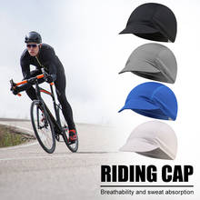 Solid Color Mesh Outdoor Riding Cycling Cap Sunscreen Summer Elastic Hat Sun Biking Portable Dustproof Cycling Accessories 2024 - buy cheap