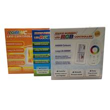 Controle remoto rgb rgbw rgbwc com tela touch 2.4g com controle remoto 5050 rgb rgbw rgb + cct fita led