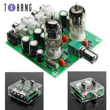 Kit DIY de amplificador de preamplificador de fiebre, placa preamplificadora de CA 12V, 6J1, módulo de búfer de auriculares, potenciómetro para estéreo, válvula 2024 - compra barato