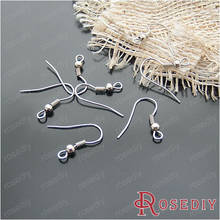Wholesale Height 18mm Imitation Rhodium  Iron Earring hook Diy Fashion Findings Accessories 25g Roughly 110 Pieces(JM4092) 2024 - buy cheap