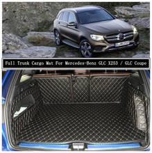 For Mercedes-Benz GLC x253 Coupe 43 63 200 260 300 2016-2020 Full Rear Trunk Tray Liner Cargo Mat Floor Protector Foot Pad Mats 2024 - buy cheap