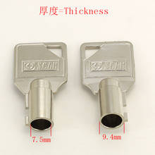 7.5mm Tubular Blank Empty Key For Plum Blossom Keys 2024 - buy cheap