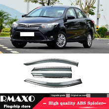 For TOYOTA VIOS 2014-217 Plastic Window Visor  Vent Shades Sun Rain Deflector Guard 4PCS/SET 2024 - buy cheap