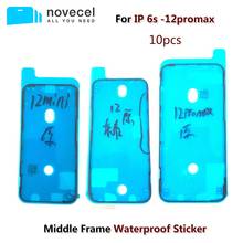 10 pçs original adesivo à prova dwaterproof água para iphone 11 12 pro x xr xs max 8 7 6s display lcd moldura vedação fita adesivo 2024 - compre barato