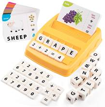 Words Spelling with Alphabets Number Math Cards Addition Subtraction Multiplication Division Match Letter Math Toy for Children 2024 - buy cheap