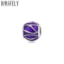 HMSFELY 316l Stainless Steel Big Hole Jewellery Beads Accessories For European Women Charm Bracelets Making Enamel Bead 4pcs 2024 - buy cheap