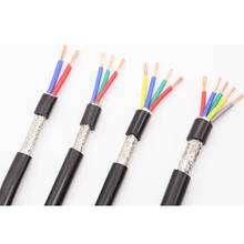 Cabo blindado rvpv para áudio, inversor e motor de passo, cabos elétricos, 10m 0.3 0.5 0.75 1.5 2.5