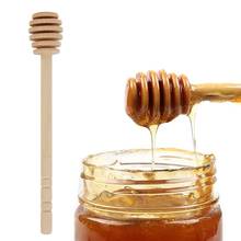 8/16cm Honey Stir Rod Bar Wooden Honey Spoon Stick Mixing Long Handle Jar Stick For Coffee Milk Tea Dipper Honey Kitchen Tools 2024 - buy cheap